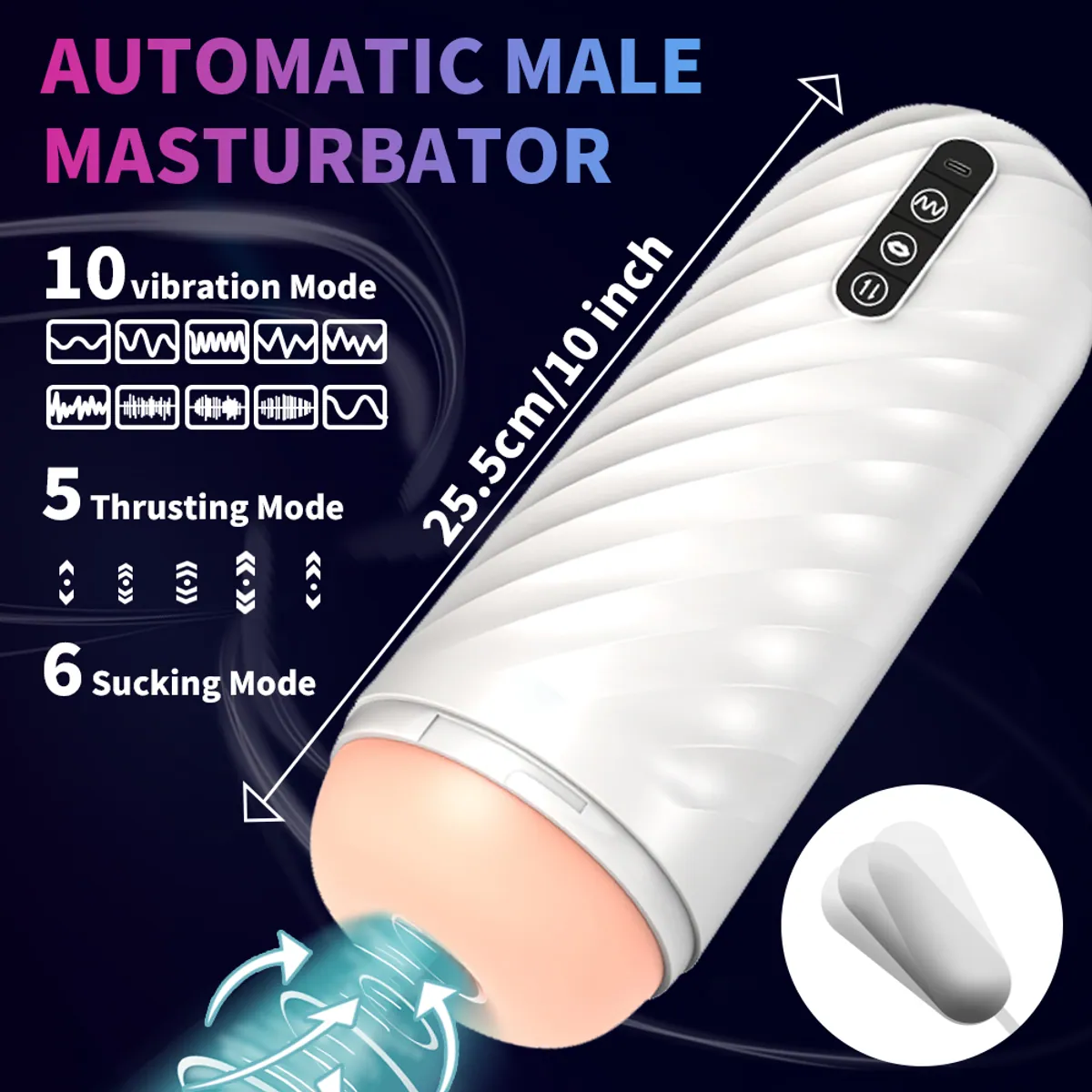 Jiehuo Automatic Stroker 2nd Gen — Telescopic