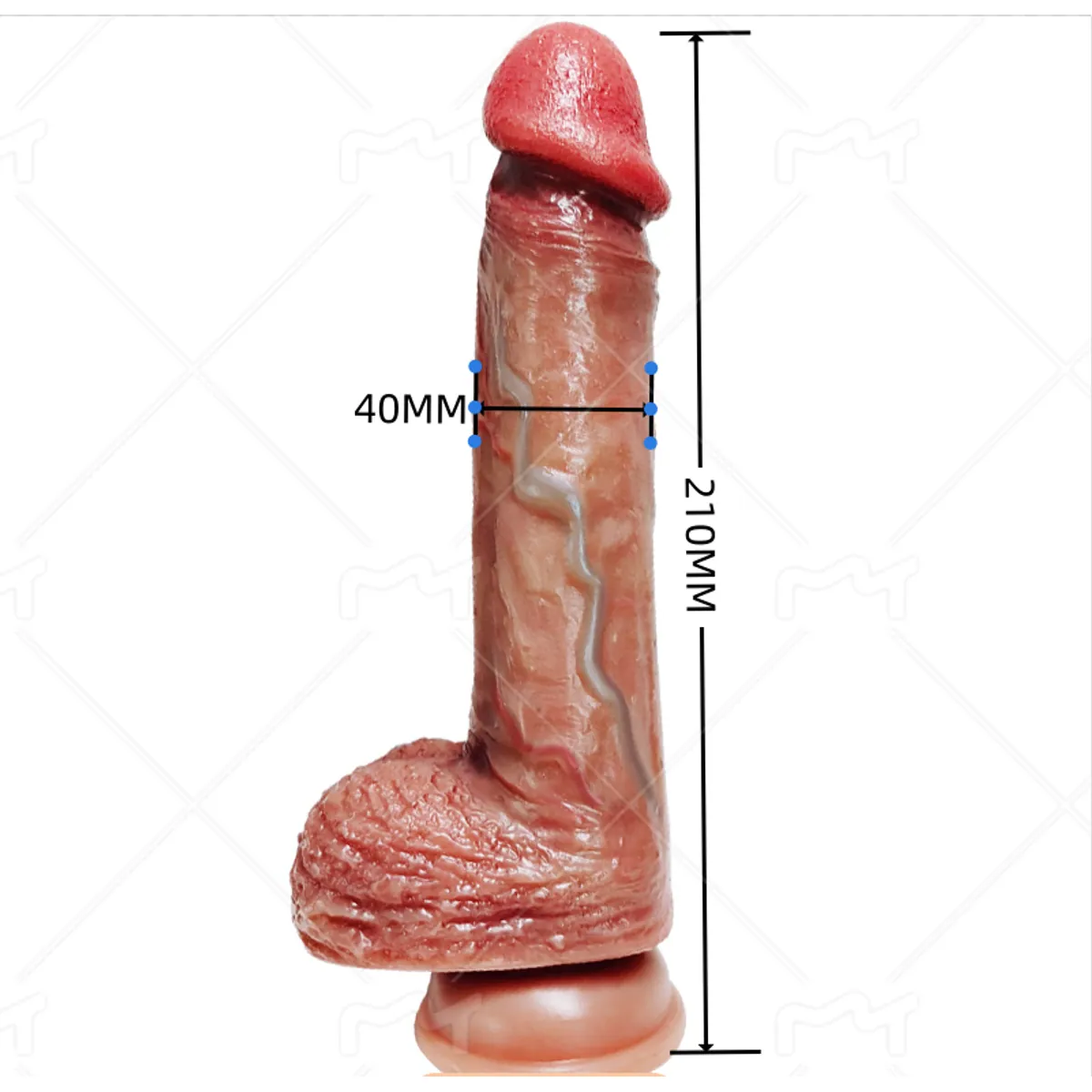 Manual Dildo — 21 × 3.8 cm