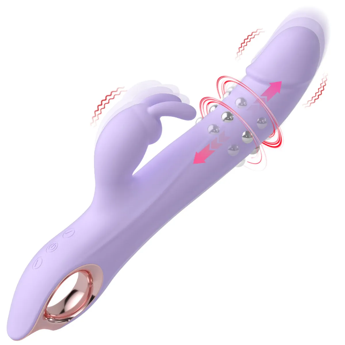 Rabbit-Ear Vibrator — Dual Stimulation