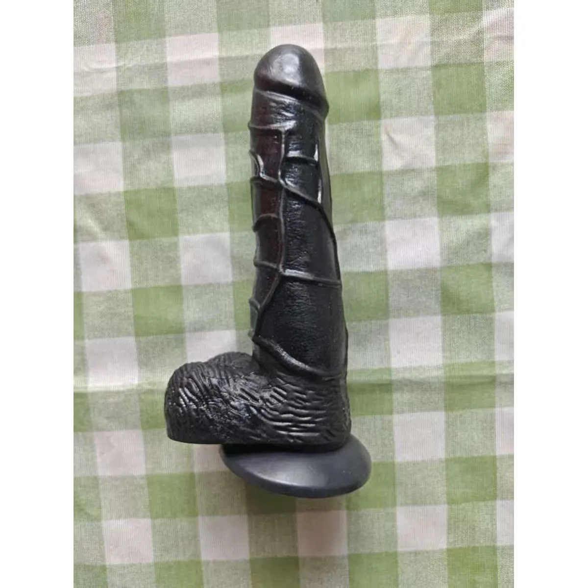 Black Realistic Dildo — 18 cm