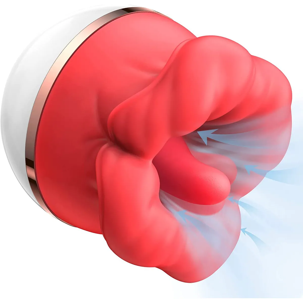 Red-Lip Rose Suction Massager