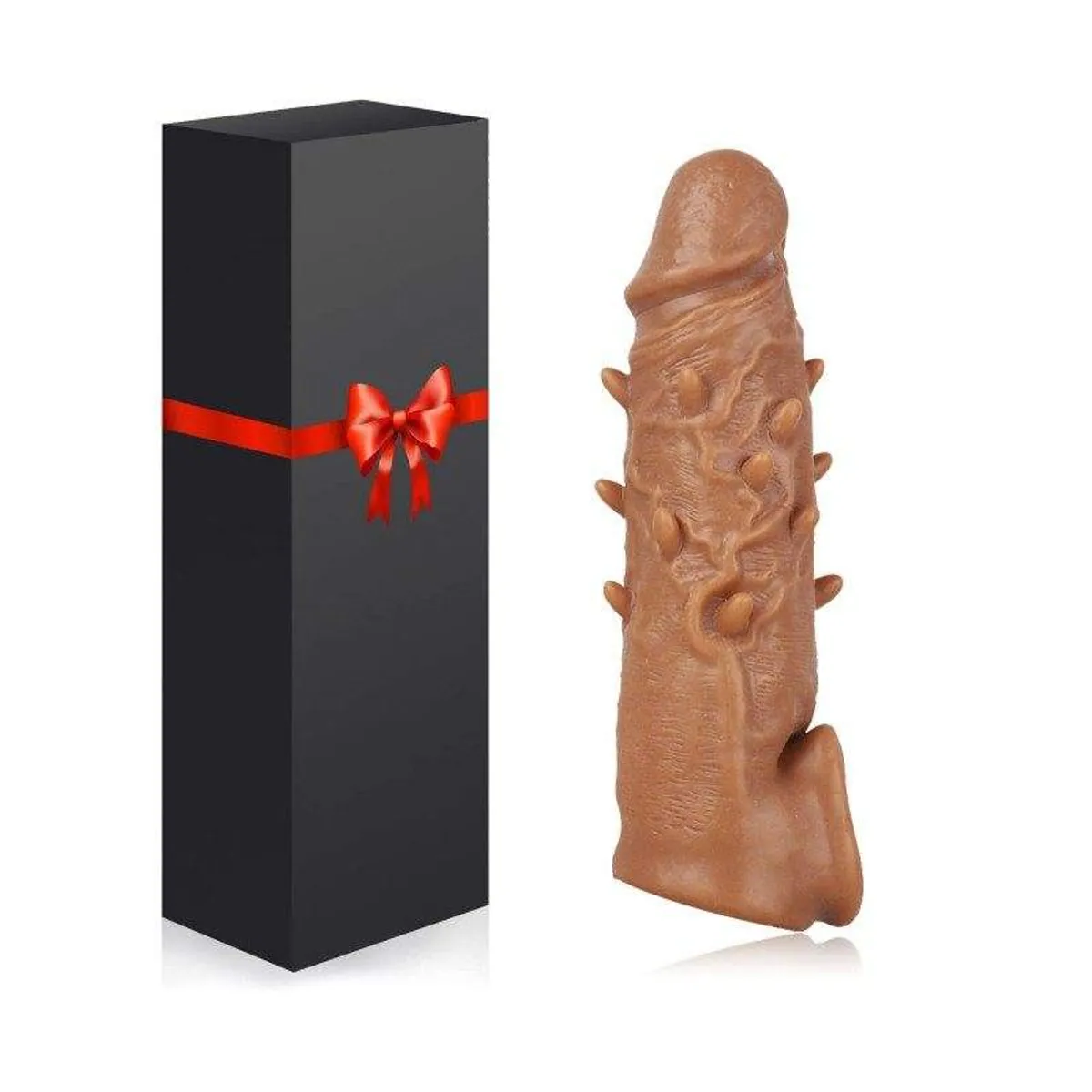 Rocker-Base Dildo with Side Ridge