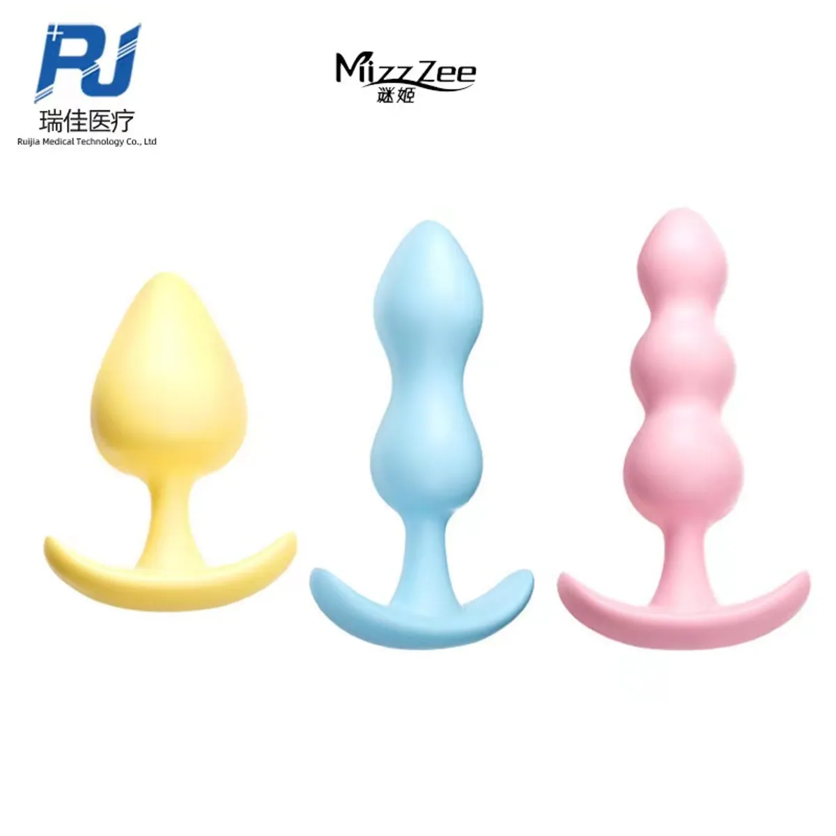 Silicone Anal Plug Set — 3 Pieces