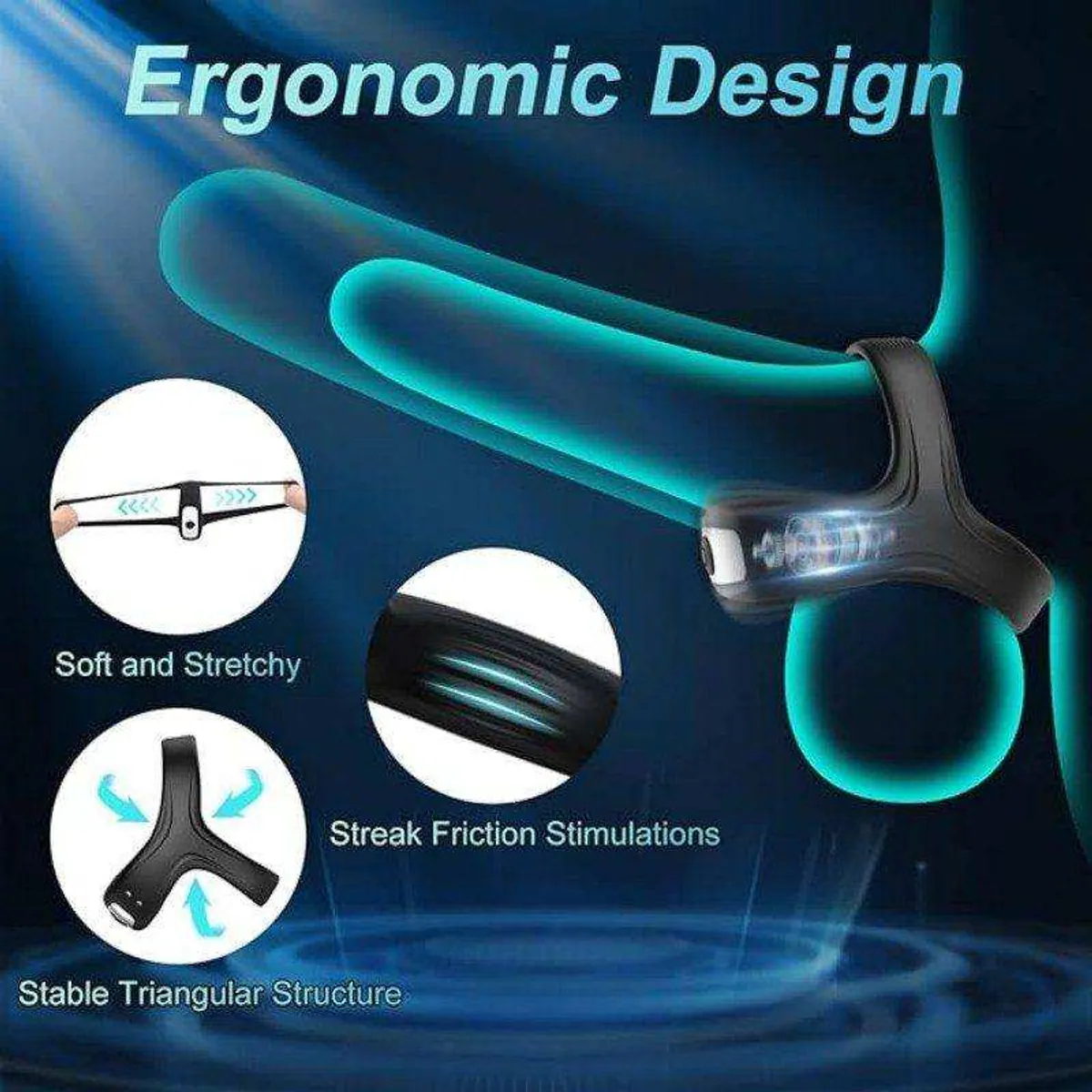 Vibrating Cock Ring — Rechargeable