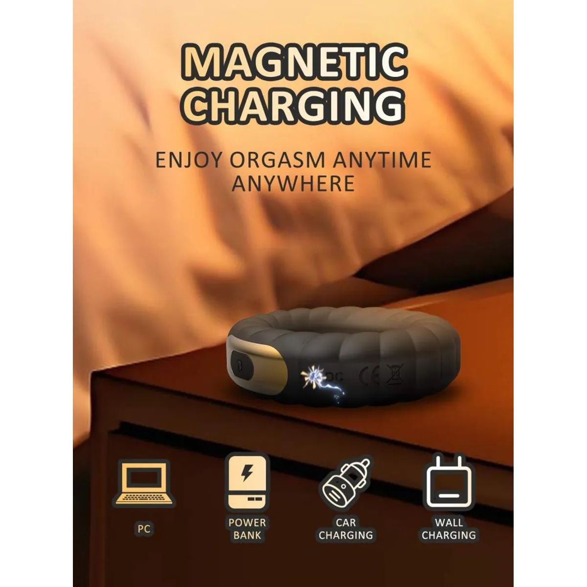 Vibrating Cock Ring — Studded